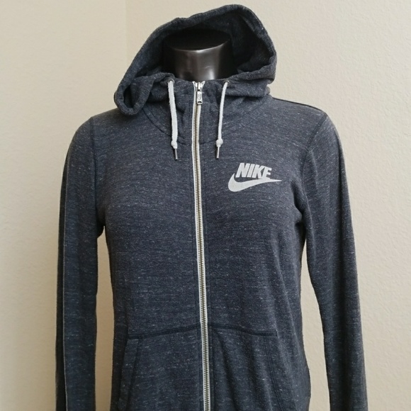 Nike Tops - NIKE Tri-blend Full Zip Hoodie Sweatshirt